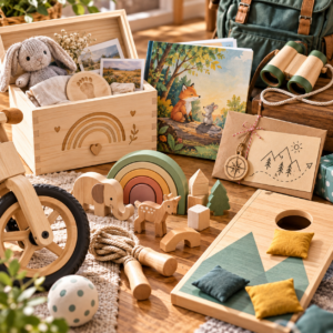 Gemütliche Kinder-Geschenkideen aus Holz
