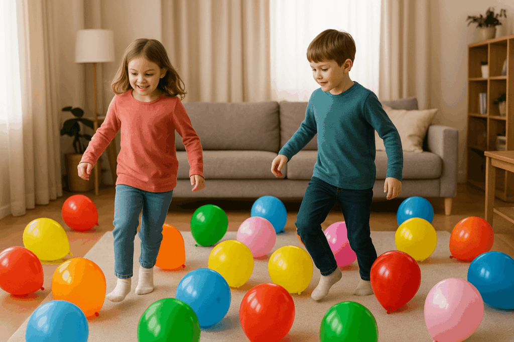 Kindergeburtstag Spiele indoor