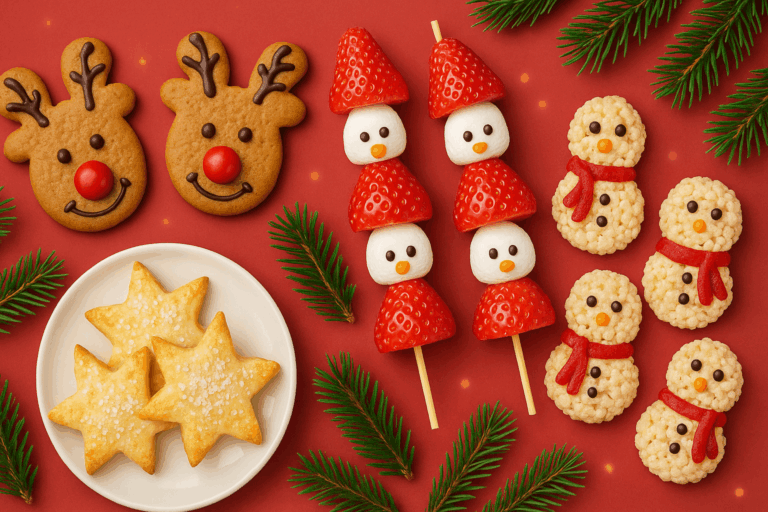 Kindergeburtstag Weihnachten Snacks