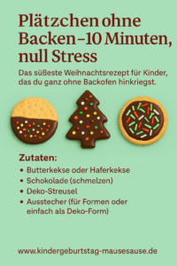 Plätzchen ohne Backen