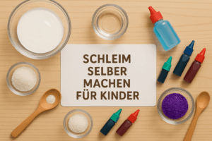 Schleim herstellen Flatlay