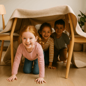Tunnelspiel Kindergeburtstag