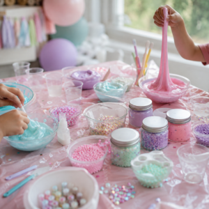 schleim selber machen kindergeburtstag