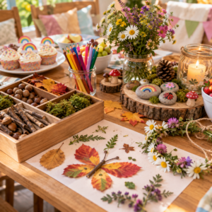 Farben, Natur & kreative Kindergeburtstag Mottos