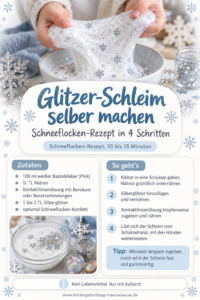 Glitzer Schleim selber machen