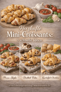 Herzhafte Mini Croissants