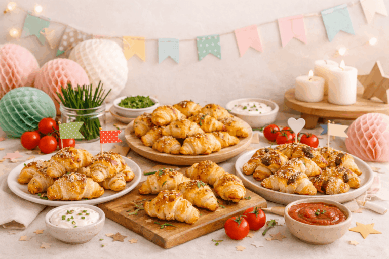 Herzhafte Mini Croissants