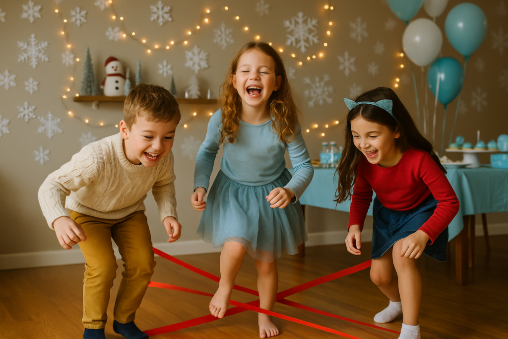 Kindergeburtstag im Winter