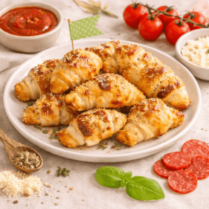 Pizza-Style Mini-Croissants