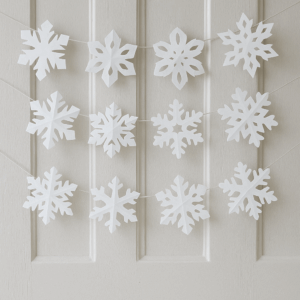 Schneeflocken Girlande