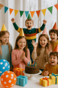 Winterlicher Kindergeburtstag