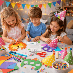 Bastelstation Kindergeburtstag