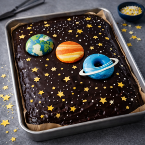 Blechkuchen Weltraum