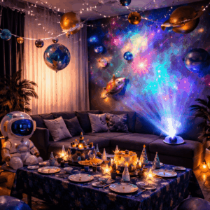 Kindergeburtstag Sternenprojektor