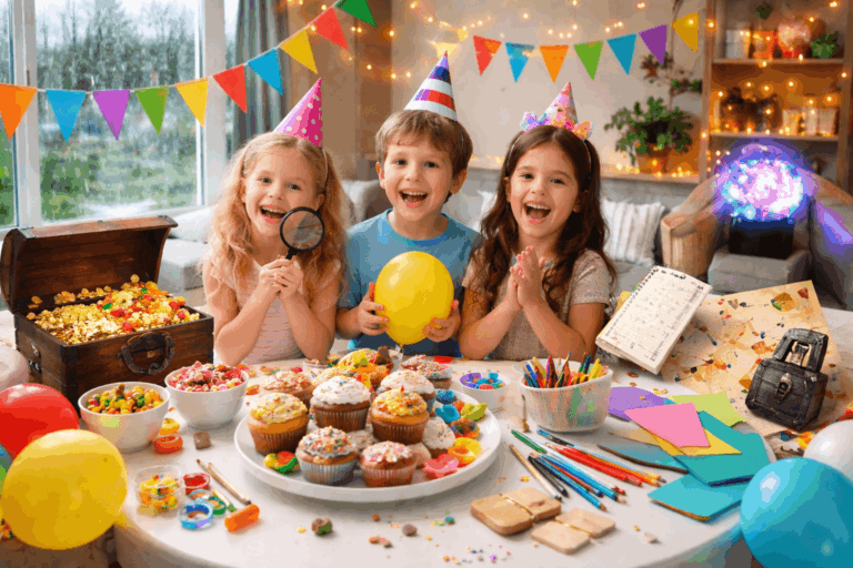 Kindergeburtstag bei Regen