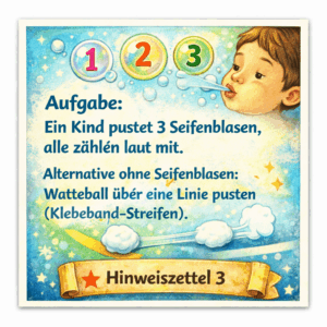 Schatzsuche Hinweis 3