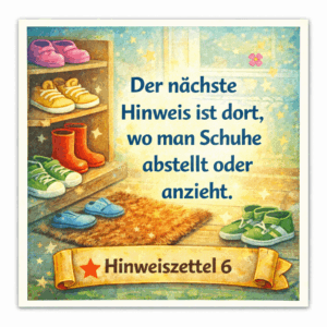 Schatzsuche Hinweis 6