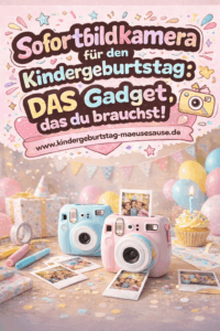 Sofortbildkamera Kindergeburtstag