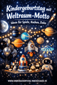 Weltraum Kindergeburtstag Ideen