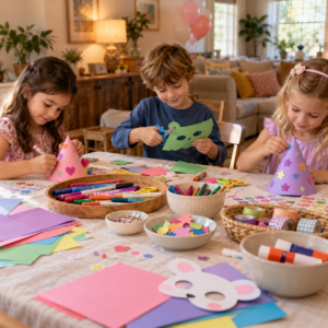 Bastelstation Kindergeburtstag