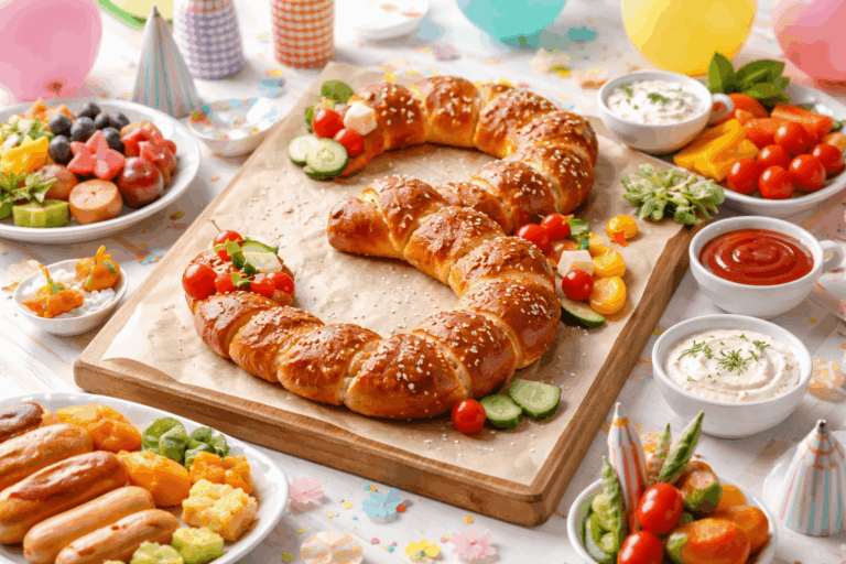 zahl aus laugenstangen