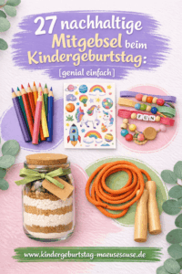 Kindergeburtstag Mitgebsel Ideen genial