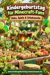 Kindergeburtstag für Minecraft-Fans