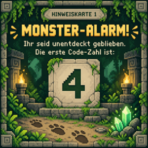 Schatzsuche Hinweisekarte 1