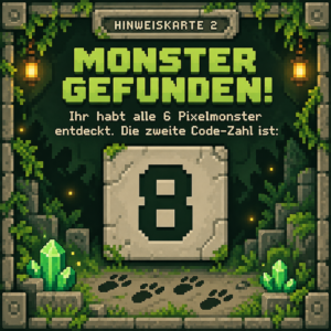Schatzsuche Hinweiskarte 2