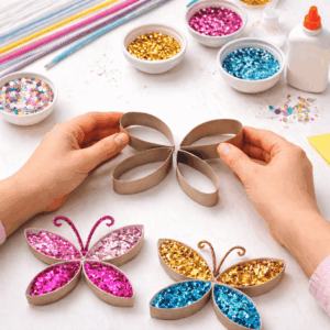 Schmetterlinge Flügel selber machen