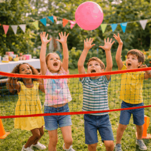 Ballon-Volleyball Kindergeburtstag