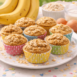 Bananen-Hafer-Muffins ohne Zucker
