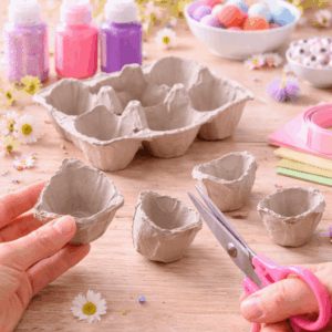 Feen basteln Kinder Anleitung Schritt 1