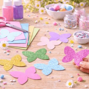 Feen basteln Kinder Anleitung Schritt 3