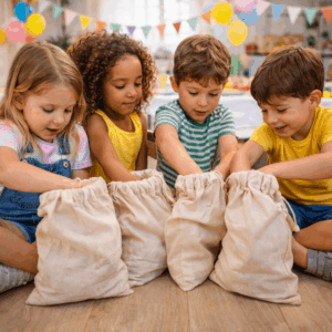 Geheimnisvolle Beutel Kindergeburtstag