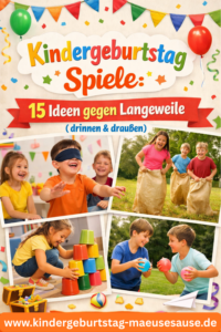 Ideen gegen Langeweile Kindergeburtstag