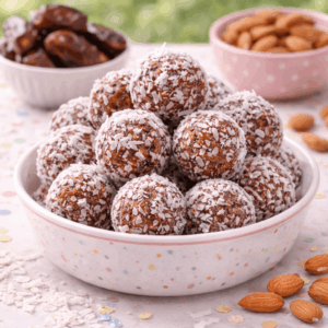 Kindergeburtstag Dattel-Kokos-Bällchen