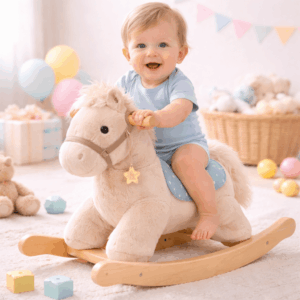 Kindergeburtstag Geschenk Schaukelpferd