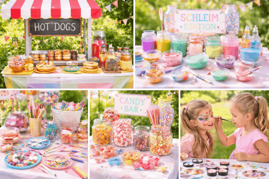 Kindergeburtstag Stationen