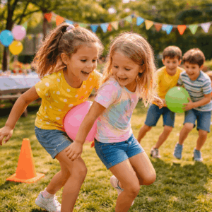 Luftballon-Staffellauf