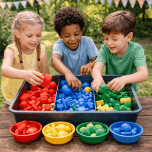 Sinnesspiel Farben fühlen