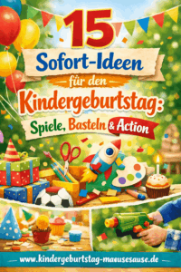 Sofort Ideen gegen Langeweile am Kindergeburtstag