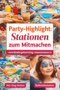 Stationen am Kindergeburtstag