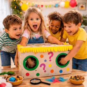 Überraschungs-Fühlbox Kindergeburtstag