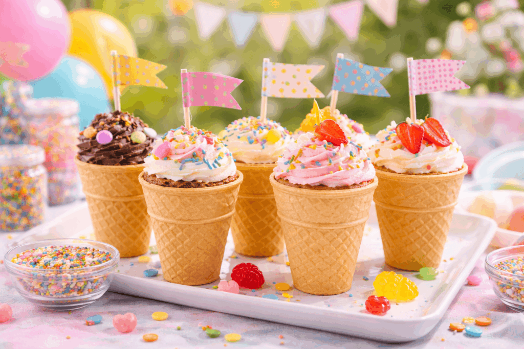 Waffelbecher Kindergeburtstag