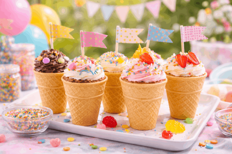 Waffelbecher Kindergeburtstag