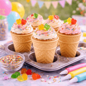 Waffelbecher Vanille Kuchen