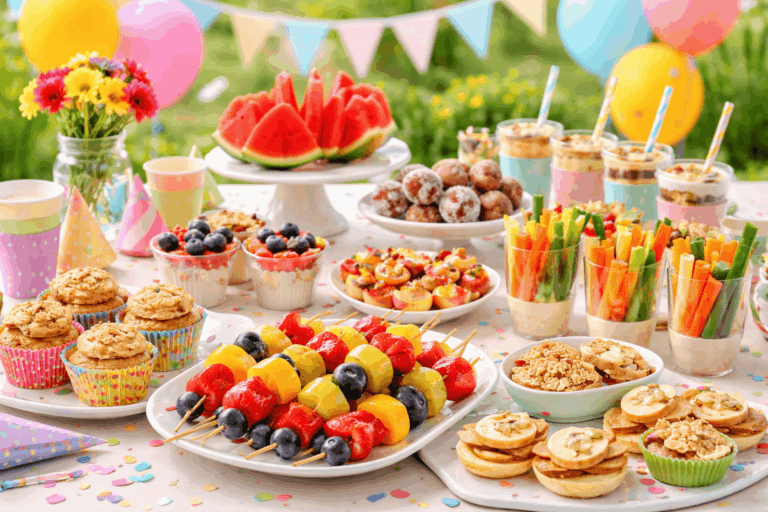 Zuckerfreie Snacks Kindergeburtstag