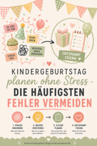 Kindergeburtstag ohne Chaos