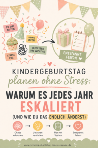 Kindergeburtstag ohne Stress planen